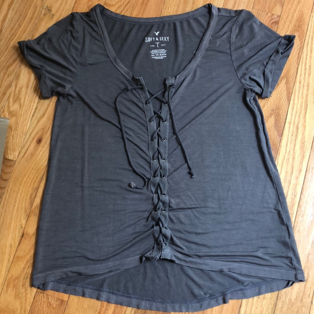 american eagle soft and sexy tee